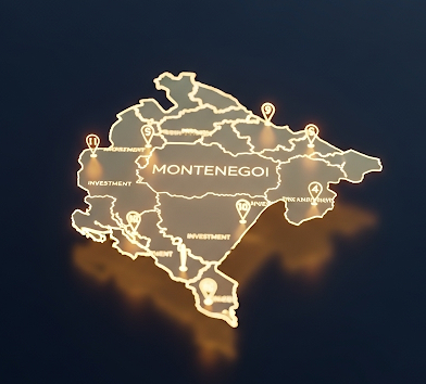 Malerische Küstenlandschaft in Montenegro